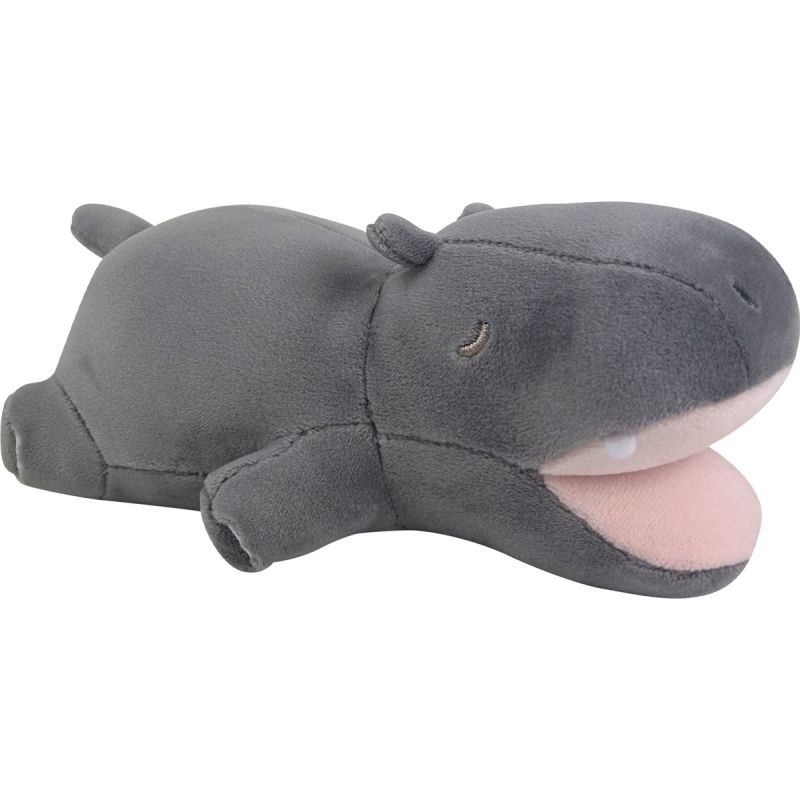 Image d'ambiance de présentation du produit Porte-clé peluche Nemu Nemu Hippo l'Hippopotame (18 cm) - Trousselier